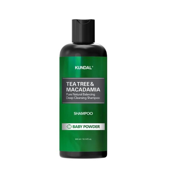 NEW KUNDAL TEA TREE & MACADAMIA DEEP CLEANSING SHAMPOO 300ML / 10 OZ - Picture 1 of 3